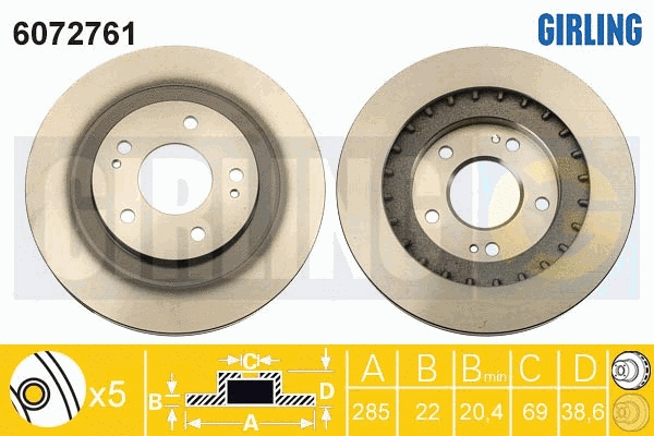 Brake Disc (6072761)
