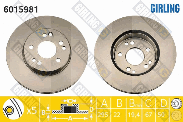 Brake Disc (6015981)