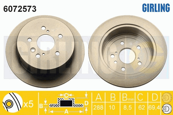 Brake Disc (6072573)