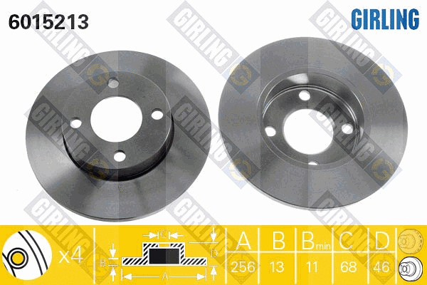 Brake Disc (6015213)