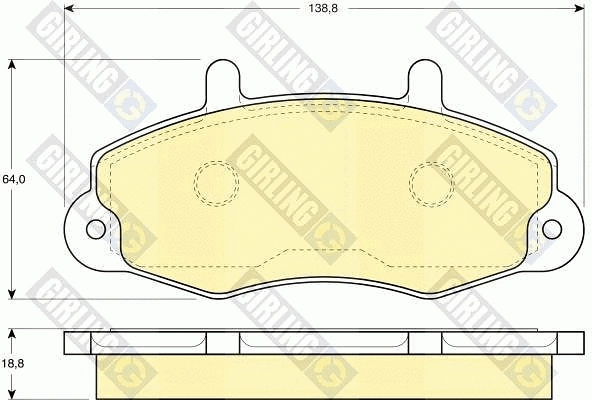 Brake Kit, disc brake (6410914)