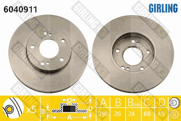 Brake Disc (6040911)