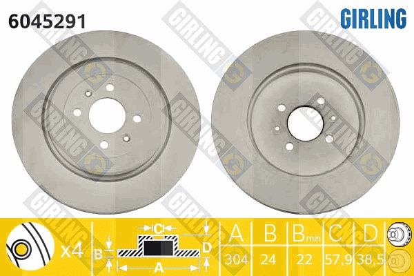 Brake Disc (6045291)