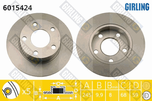 Brake Disc (6015424)