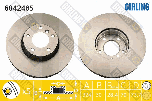 Brake Disc (6042485)