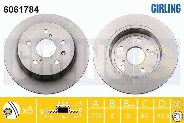Brake Disc (6061784)