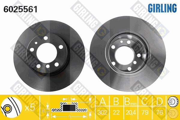 Brake Disc (6025561)
