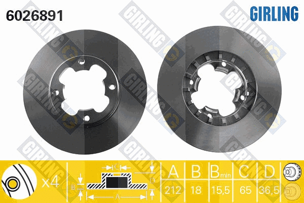 Brake Disc (6026891)