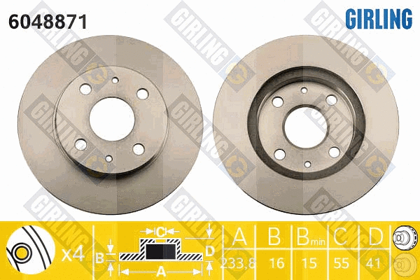Brake Disc (6048871)