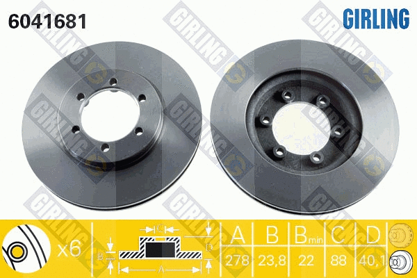 Brake Disc (6041681)