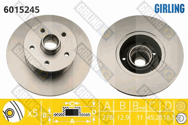Brake Disc (6015245)