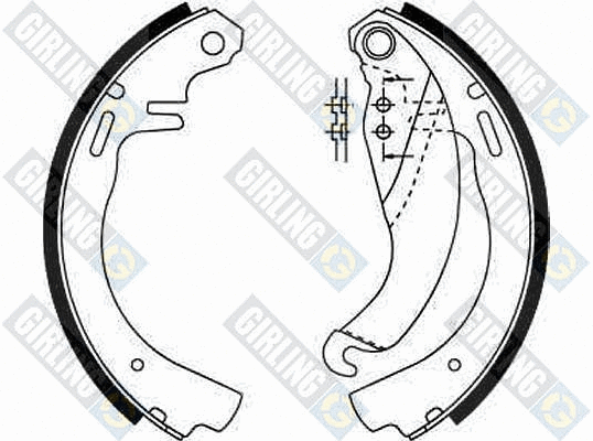 Brake Shoe Set (5161879)