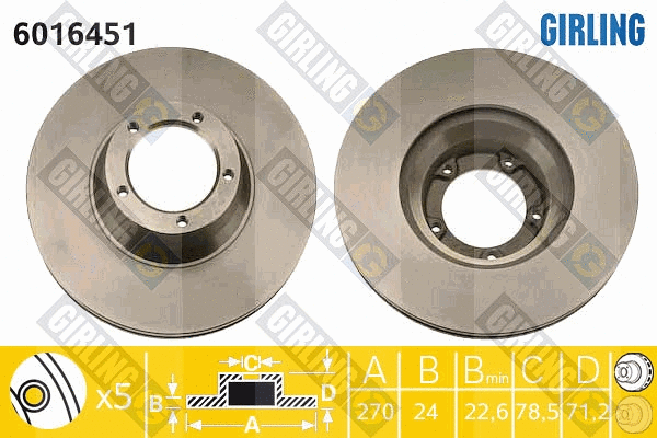 Brake Disc (6016451)