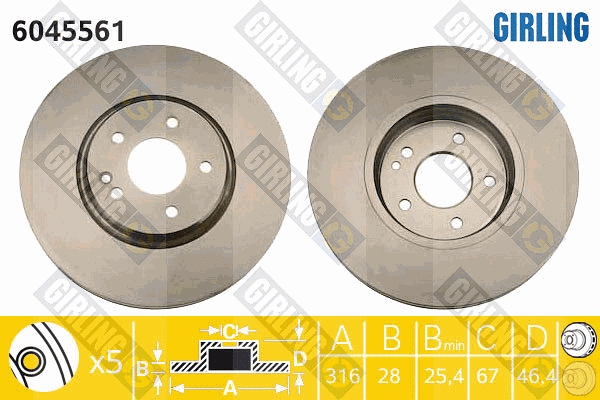 Brake Disc (6045561)