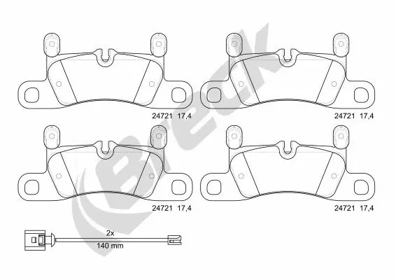 Brake Pad Set, disc brake