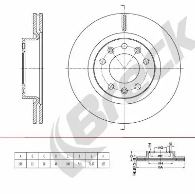 Brake Disc (BR 443 VA100)