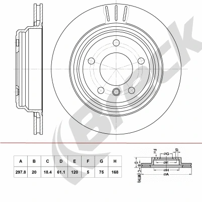 Brake Disc (BR 400 VA100)