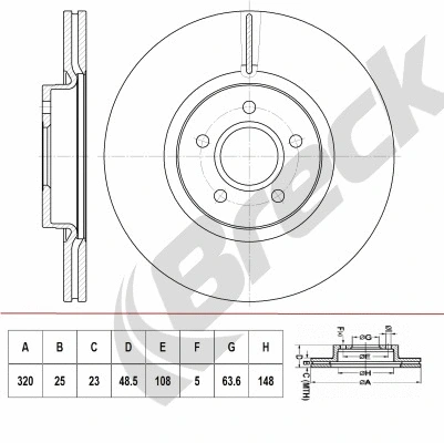 Brake Disc (BR 417 VA100)