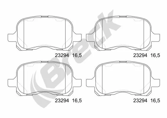 Brake Pad Set, disc brake (23294 00 701 00)