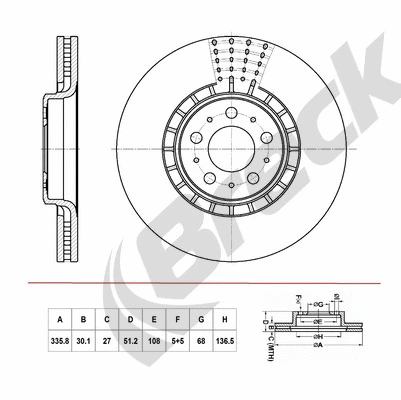 Brake Disc (BR 426 VH100)