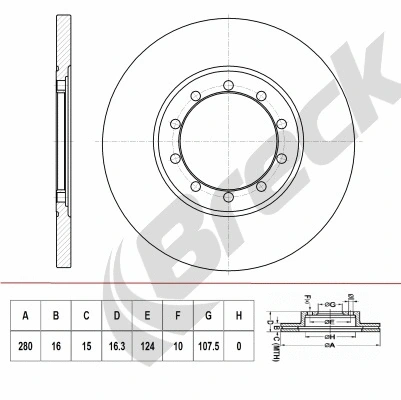Brake Disc (BR 066 SA100)