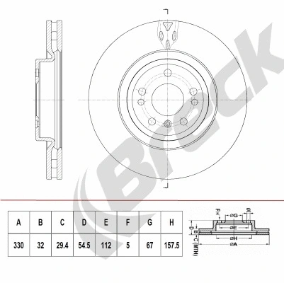 Brake Disc (BR 416 VH100)