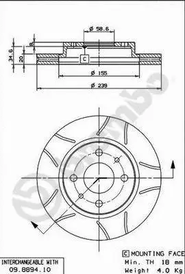 Brake Disc (X 26148)