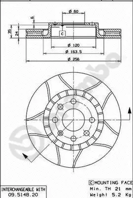 Brake Disc (X 24695)