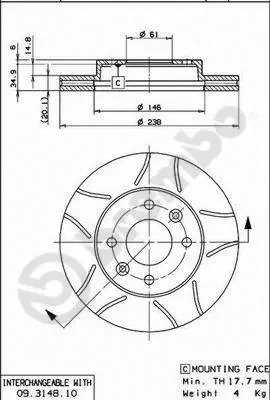 Brake Disc (X 24156)