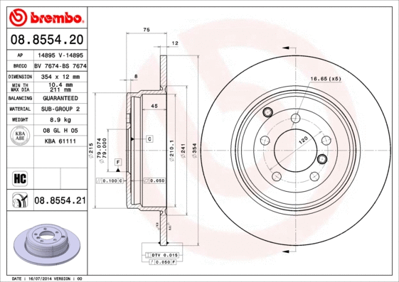 Brake Disc (14895)