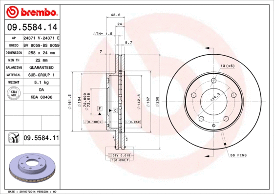 Brake Disc (24371 E)