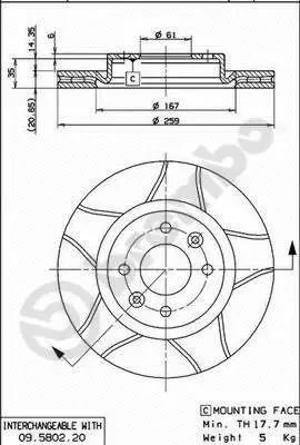 Brake Disc (X 24768)