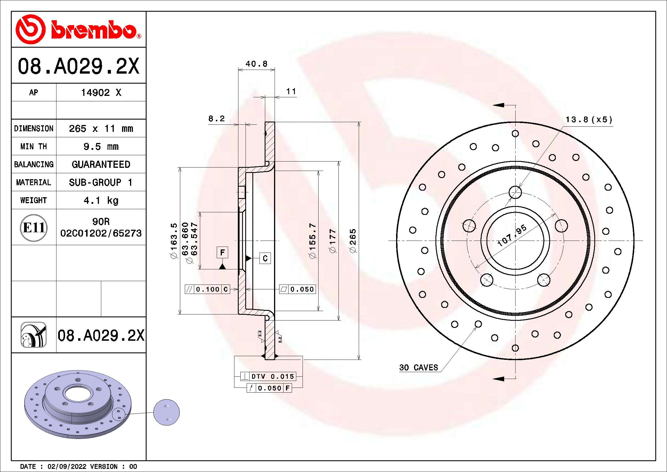 Brake Disc (14902 X)