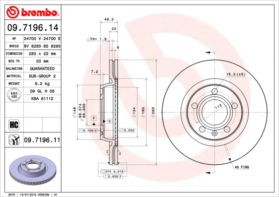 Brake Disc (24700 E)