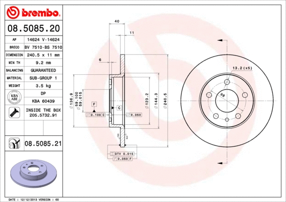 Brake Disc (14624)