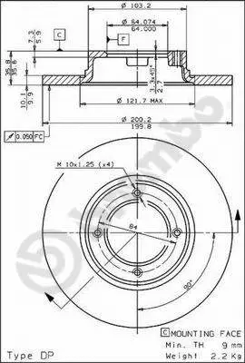 Brake Disc (14025)
