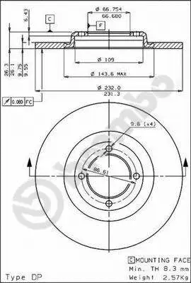 Brake Disc (14020)