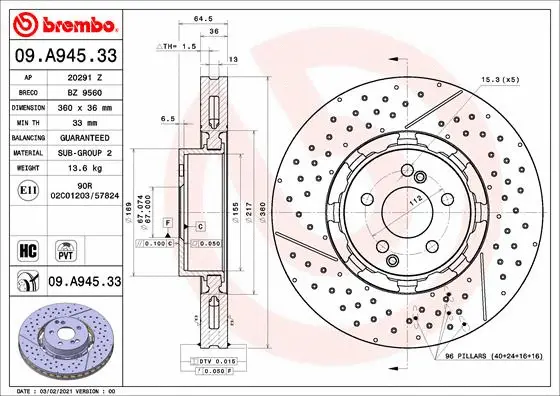 Brake Disc (20291 Z)