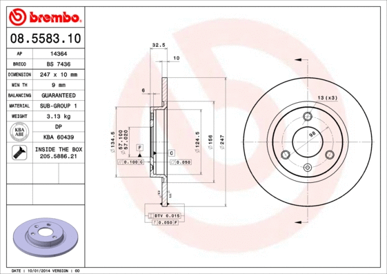 Brake Disc (14364)