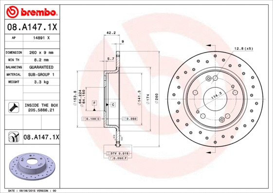 Brake Disc (14891 X)