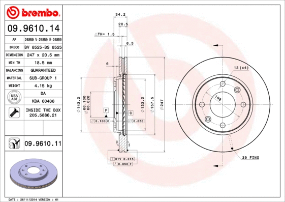 Brake Disc (24859 E)