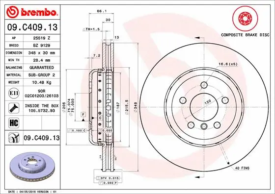 Brake Disc (25519 Z)