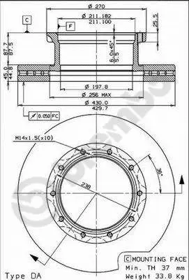 Brake Disc (44035)