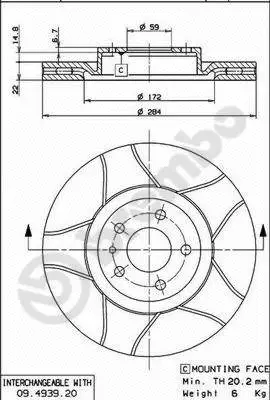 Brake Disc (X 24243)