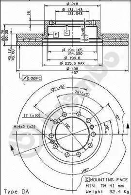 Brake Disc (44043)
