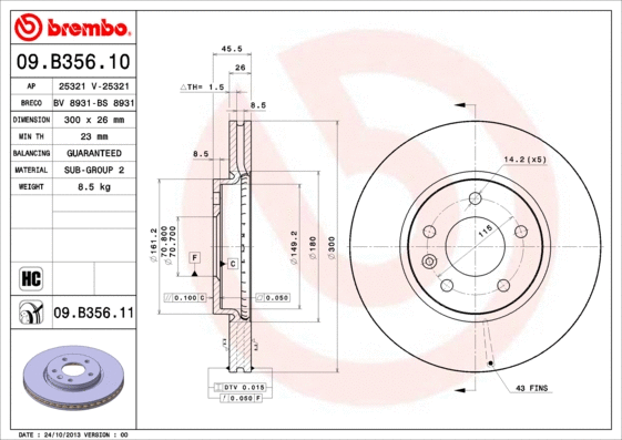 Brake Disc (25321)