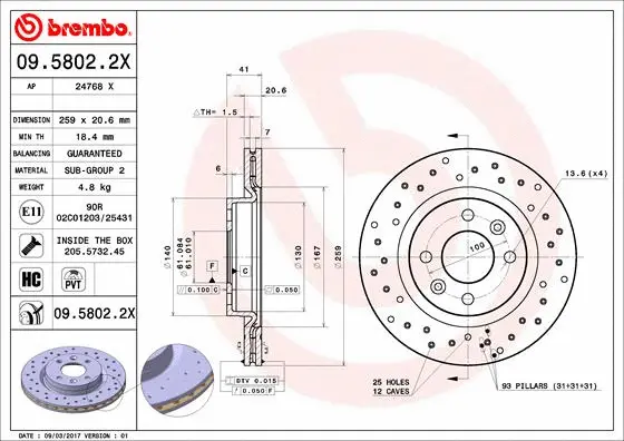 Brake Disc (24768 X)