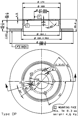 Brake Disc (X 14849)