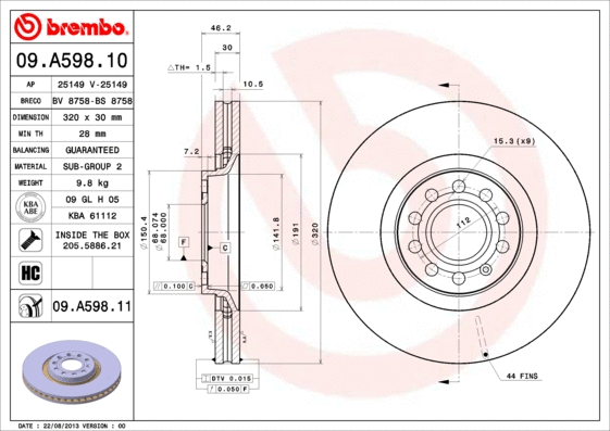 Brake Disc (25149)