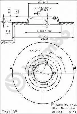 Brake Disc (14019)